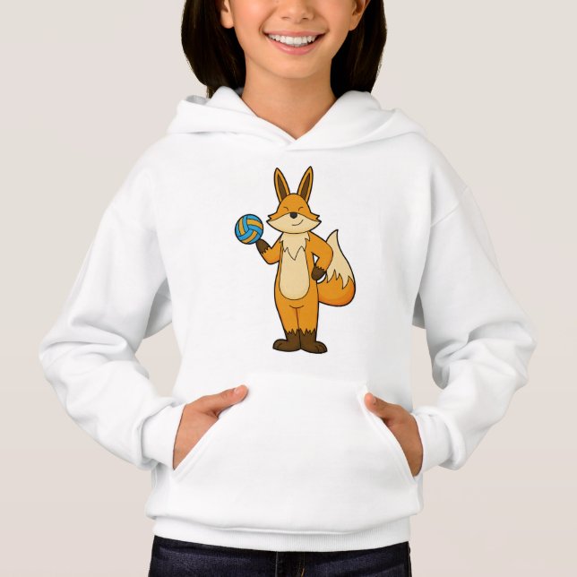 Fox as Volleyball player with Volleyball (Front)