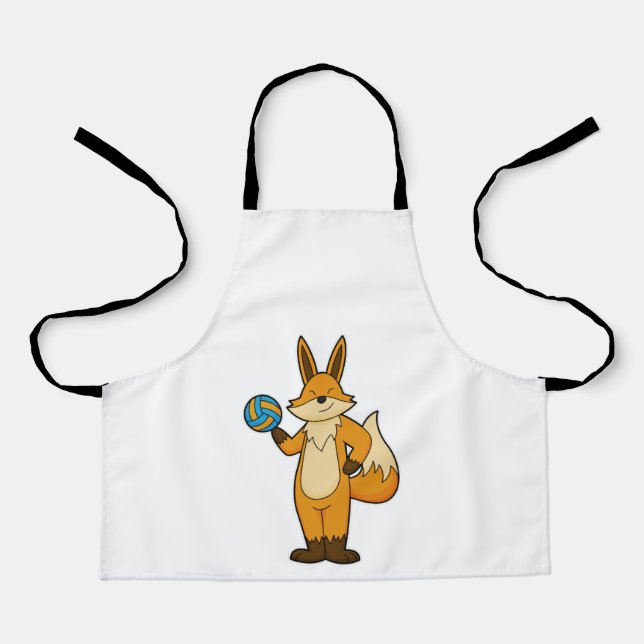 Fox as Volleyball player with Volleyball Apron (Front)