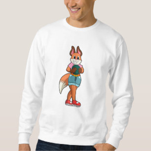 Fox at Bowling with Bowling ball Sweatshirt