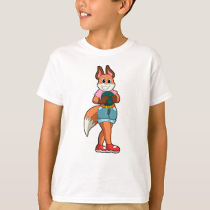 Fox at Bowling with Bowling ball T-Shirt