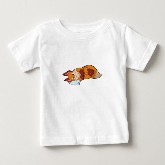 Fox at Crying Baby T-Shirt (Front)