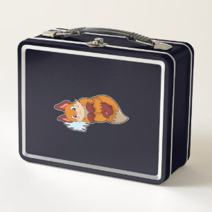 Fox at Crying Metal Lunch Box