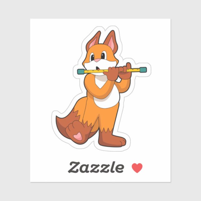 Fox at Music with Flute.PNG (Sheet)