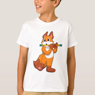 Fox at Music with Flute.PNG T-Shirt