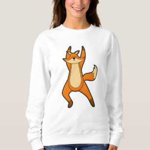 Fox at Yoga Stretching exercise Sweatshirt