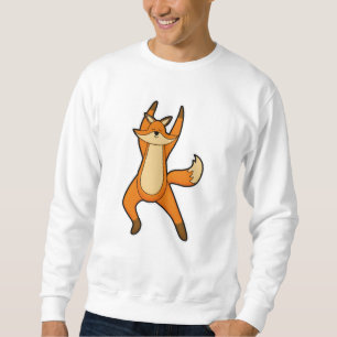 Fox at Yoga Stretching exercise Sweatshirt