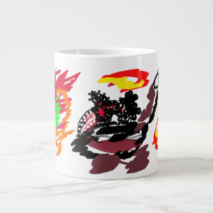 Fox autumn wild large coffee mug