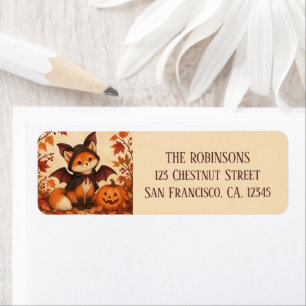 Fox Bat Costume Halloween Personalized