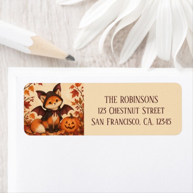 Fox Bat Costume Halloween Personalized (Insitu)