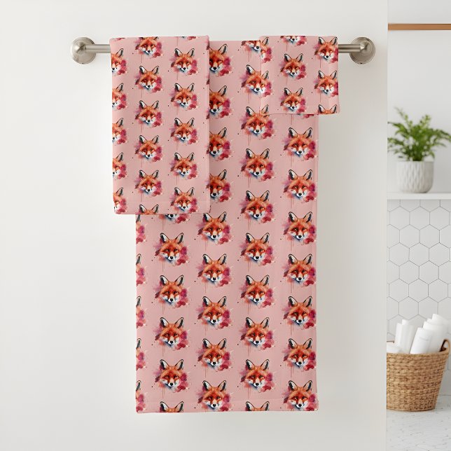 Fox Bath Towel Set (Créateur téléchargé)