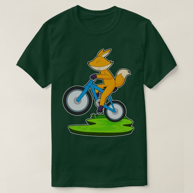 Fox Bicycle T-Shirt (Design Front)