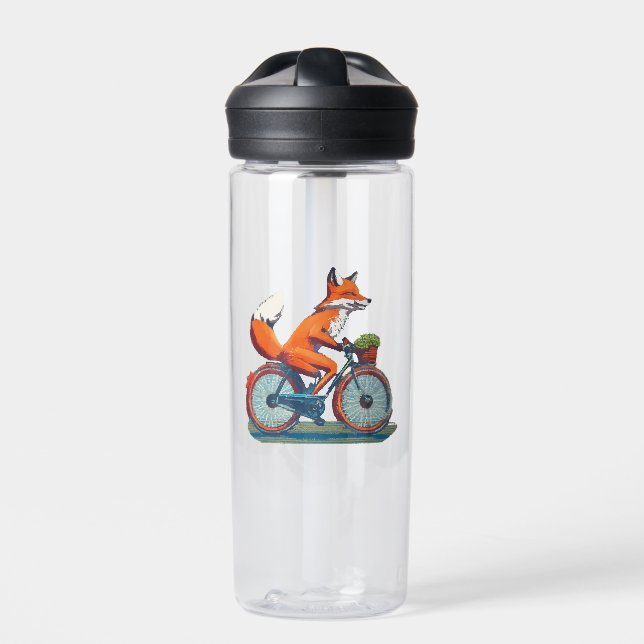 Fox Bicycle Water Bottle (Front)