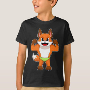 Fox Bodybuilder Bodybuilding T-Shirt