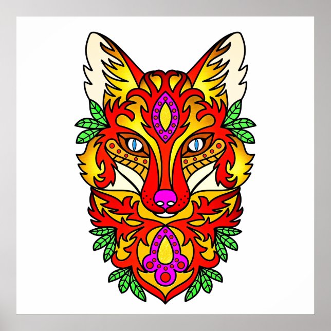 Fox boho poster (Front)