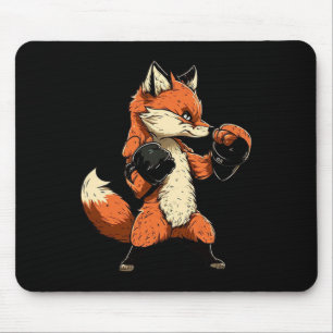 Fox Boxing Gloves Boxer Mma Kickboxer Kickboxing B Mouse Pad