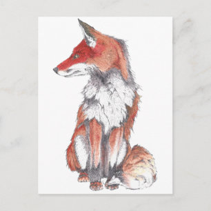 Fox by Inkspot Postcard