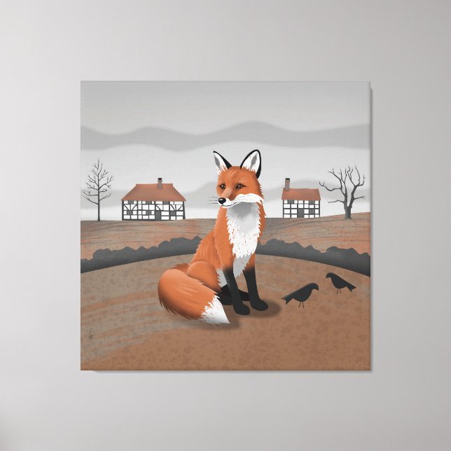 Fox Canvas Print (Front)