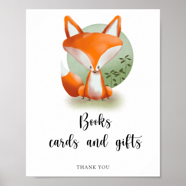 Fox - cartes de livres et affiche de cadeaux (Devant)
