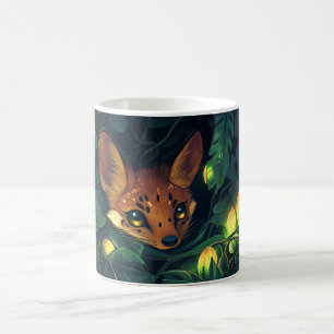 fox Cartoon Style vibrant Cute Colorfull Coff Coffee Mug