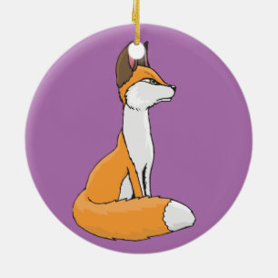 Fox Ceramic Ornament