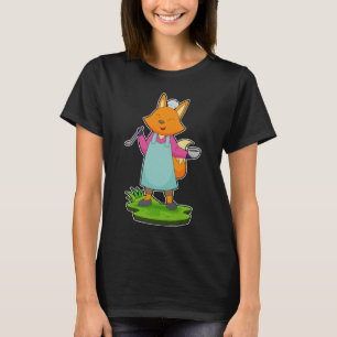 Fox Chef Bowl Cooking spoon T-Shirt