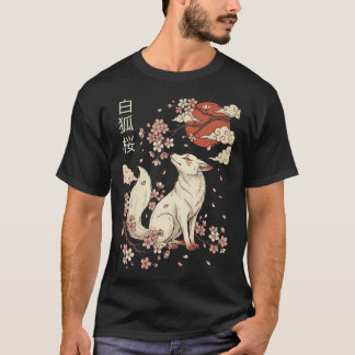 Fox Cherry Blossom T-Shirt