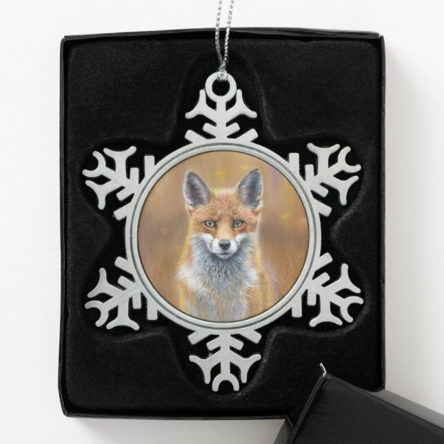 Fox Christmas Decoration (Box)