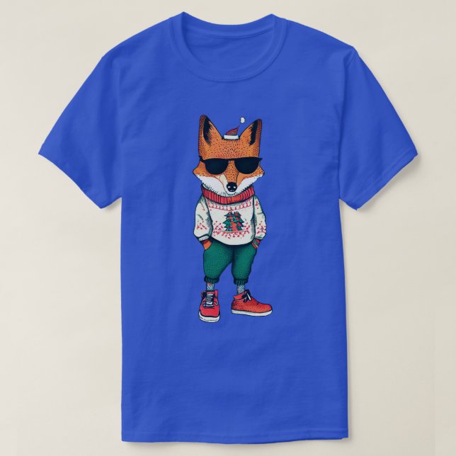 Fox Christmas T-Shirt (Design Front)