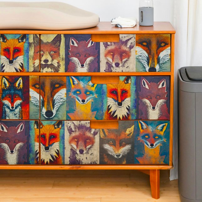 Fox Collage Decoupage Tissue Paper (Creator Uploaded)