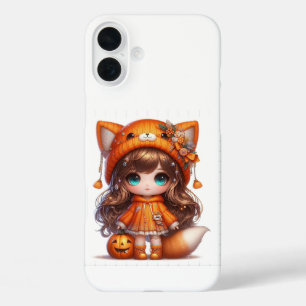 Fox Costume Girl iPhone 16 Plus Case