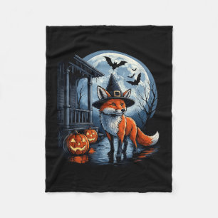Fox Costume Vintage Halloween Tees For Men Women K Fleece Blanket