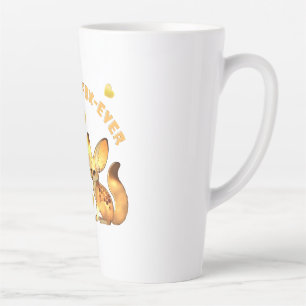  Fox Couple Valentine Art Latte Mug