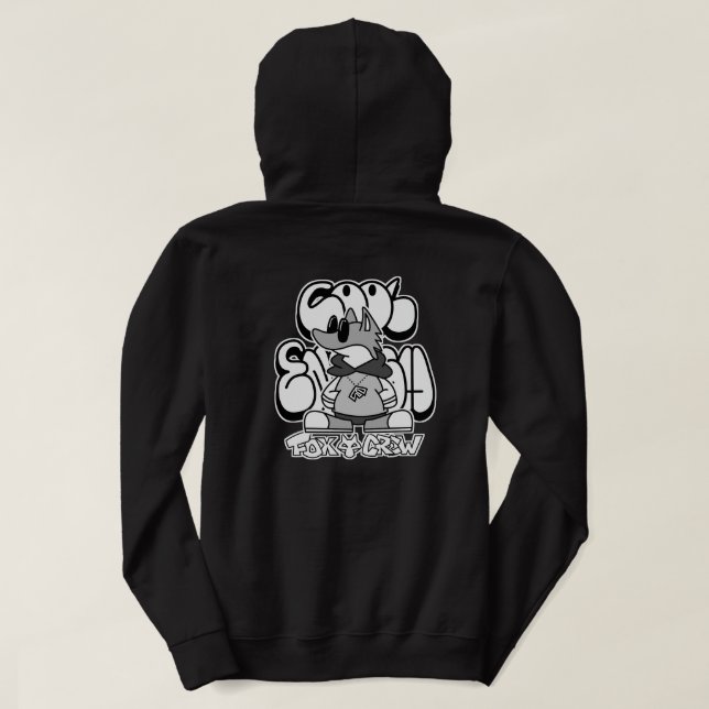 FOX CREW HOODIE (Design Back)