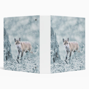 Fox Cub in the Snow Binder