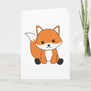 Fox Cute Forest Animal Foxes Red Fox Card