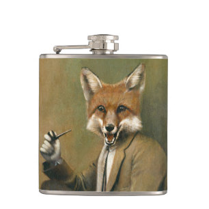 Fox de cru dans le flacon de costume