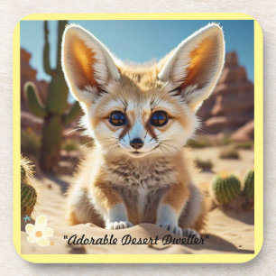 "Fox Desert Treasure" Coaster