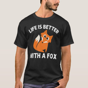 Fox Designs For Men Women Foxes Animal Wildlife T-Shirt