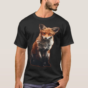 FOX DOG ANIMAL HUSKY  CHARACTER SUPPORT LOVELY T-Shirt