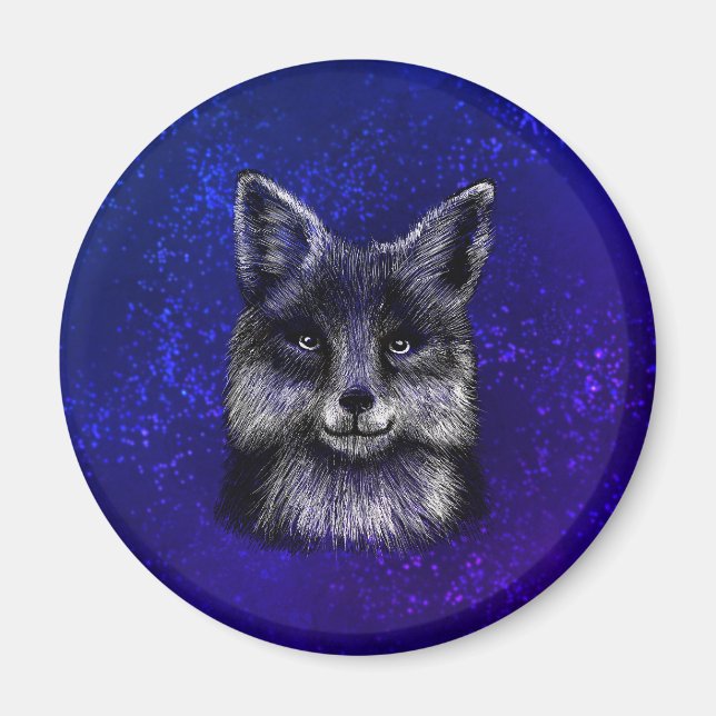 Fox drawing magnet (Front)