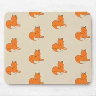 Fox Drawing Mousepad