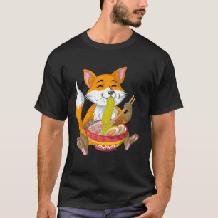 fox eating ramen T-Shirt