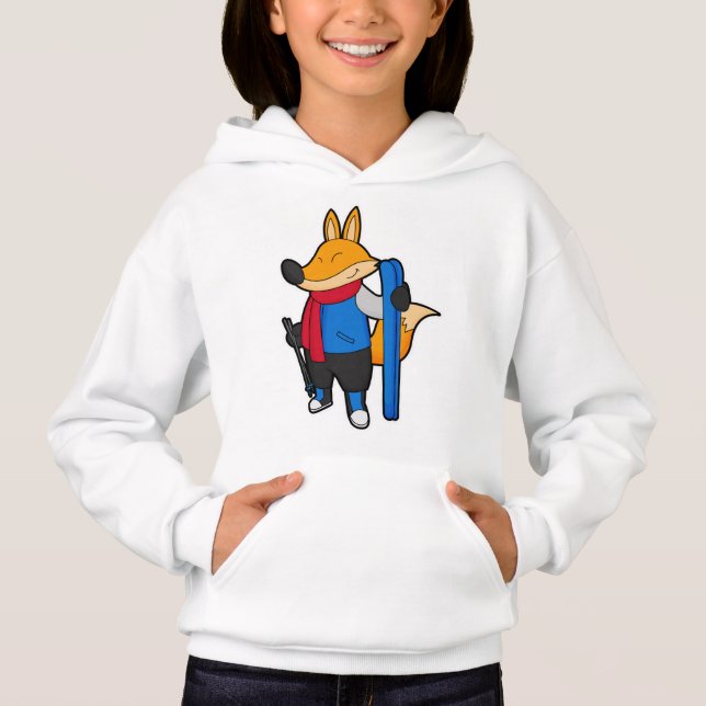 Fox en ski avec ski (Devant)
