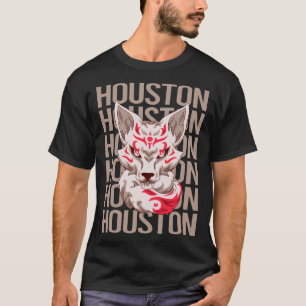 Fox Face - Houston Name T-Shirt