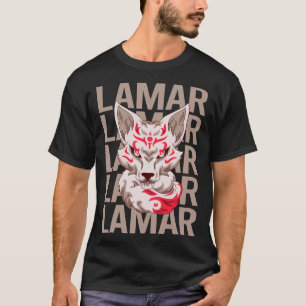 Fox Face - Lamar Name T-Shirt