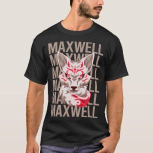 Fox Face - Maxwell Name T-Shirt