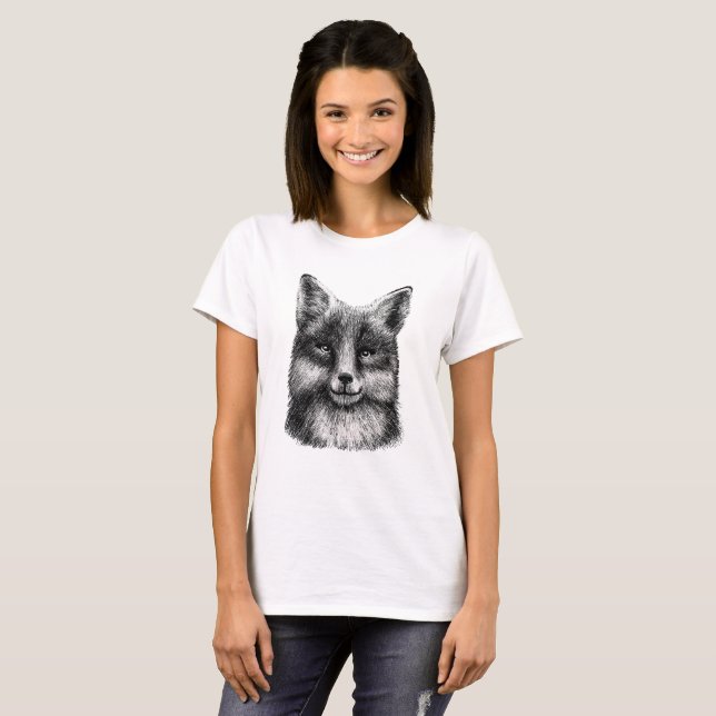 Fox face T-Shirt (Front Full)