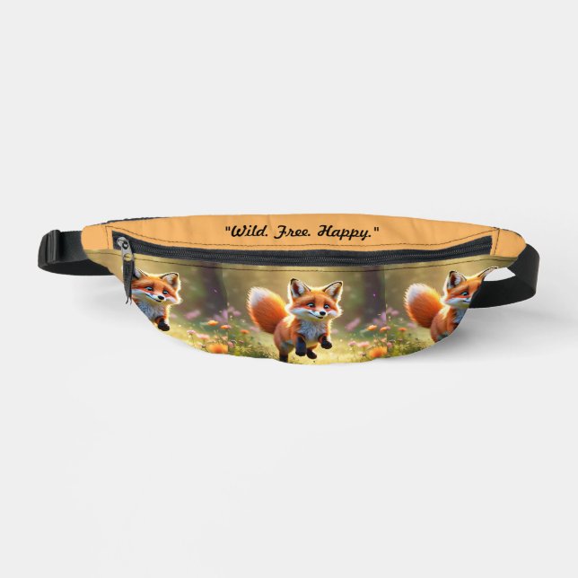"Fox Family Joy" Fanny Pack (Front)