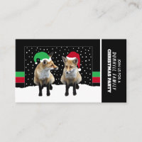 Fox, fête de Noël Invitation de billets