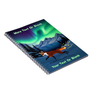 Fox Fire - Northern Lights Notebook